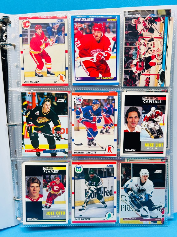 Photo 1 of 195634…final sale no returns/refunds-288 mixed hockey cards in binder