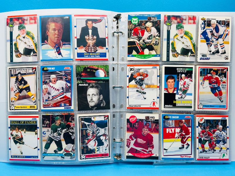 Photo 1 of 195634…final sale no returns/refunds-288 mixed hockey cards in binder