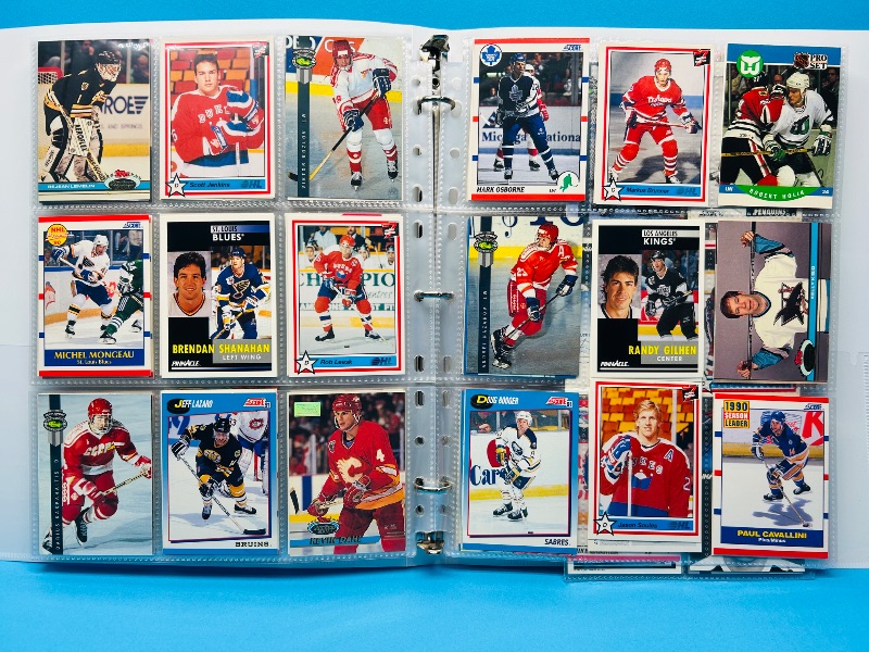 Photo 1 of 195634…final sale no returns/refunds-288 mixed hockey cards in binder