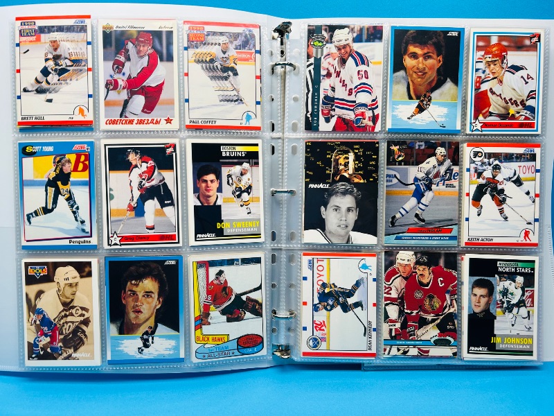 Photo 1 of 195634…final sale no returns/refunds-288 mixed hockey cards in binder