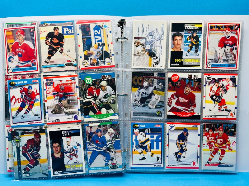 Photo 1 of 195634…final sale no returns/refunds-288 mixed hockey cards in binder