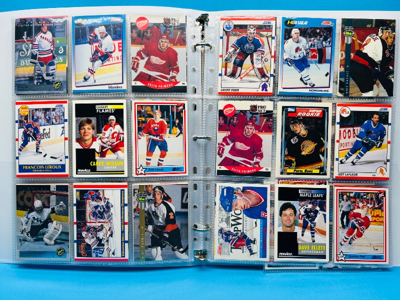 Photo 1 of 195634…final sale no returns/refunds-288 mixed hockey cards in binder