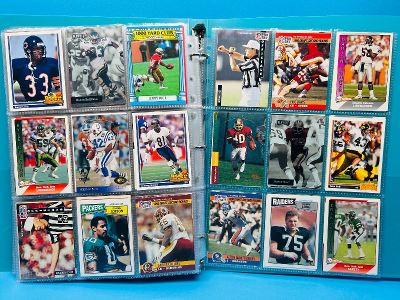 Photo 1 of 195635…final sale no returns/refunds-342 mixed football cards in binder