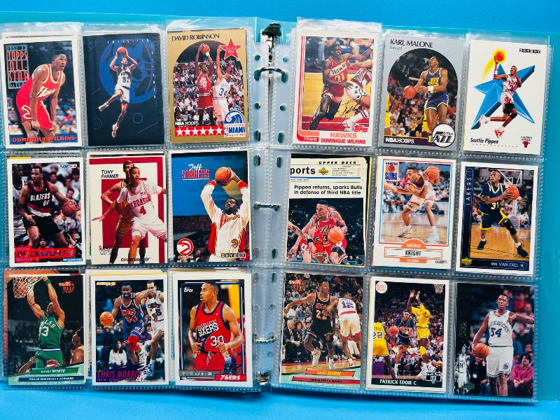 Photo 1 of 195636…final sale no returns/refunds-270 mixed basketball cards in binder