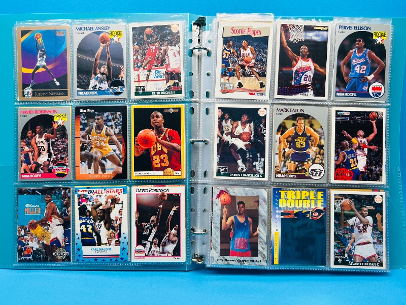 Photo 1 of 195636…final sale no returns/refunds-270 mixed basketball cards in binder