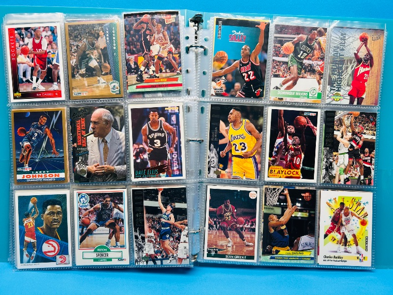 Photo 1 of 195636…final sale no returns/refunds-270 mixed basketball cards in binder
