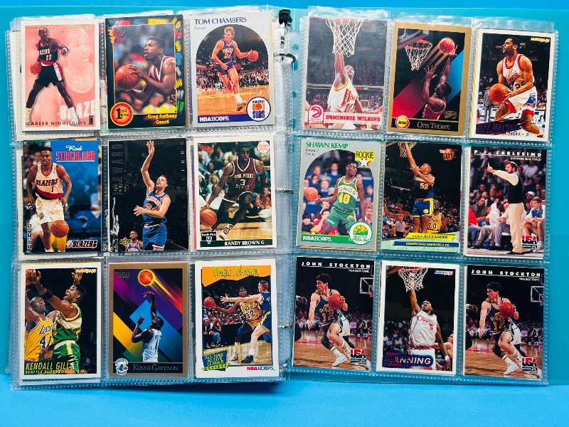 Photo 1 of 195636…final sale no returns/refunds-270 mixed basketball cards in binder