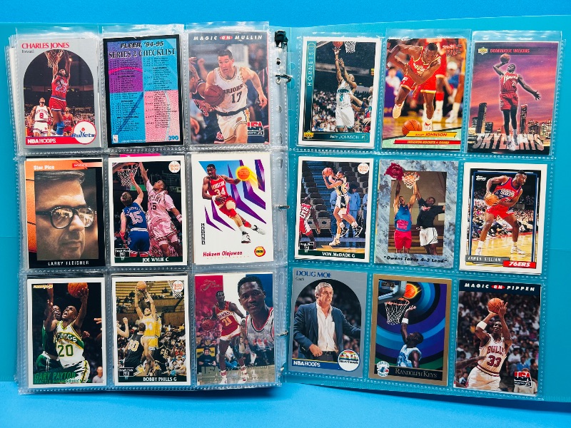Photo 1 of 195636…final sale no returns/refunds-270 mixed basketball cards in binder