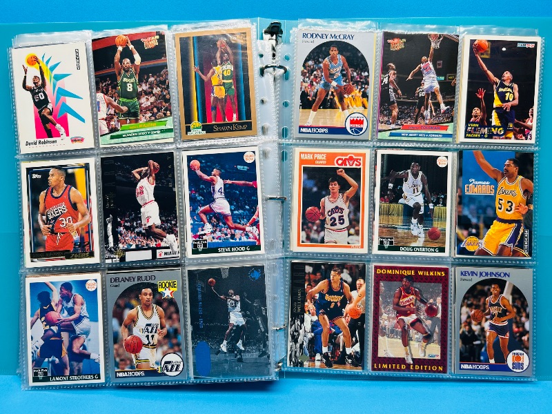 Photo 1 of 195636…final sale no returns/refunds-270 mixed basketball cards in binder