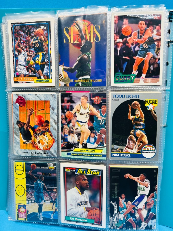 Photo 1 of 195636…final sale no returns/refunds-270 mixed basketball cards in binder