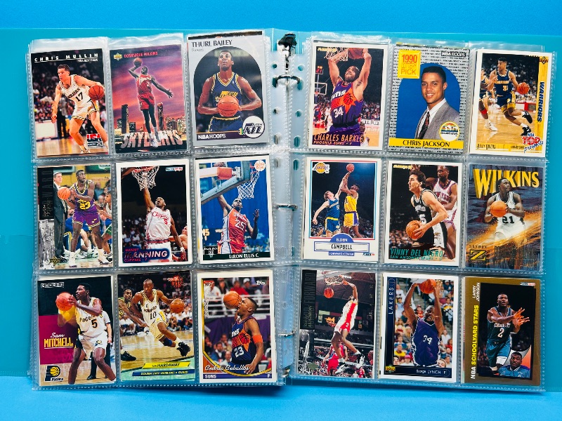 Photo 1 of 195636…final sale no returns/refunds-270 mixed basketball cards in binder