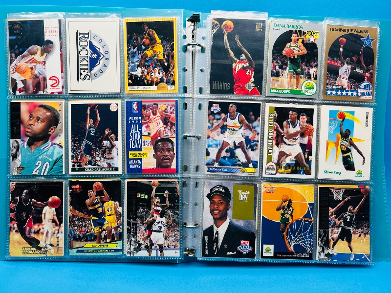 Photo 1 of 195636…final sale no returns/refunds-270 mixed basketball cards in binder
