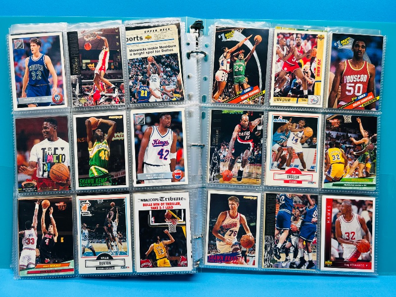 Photo 1 of 195636…final sale no returns/refunds-270 mixed basketball cards in binder