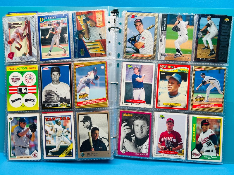 Photo 1 of 195637…final sale no returns/refunds-360 mixed baseball cards in binder