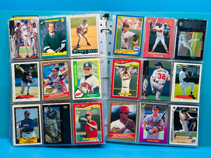 Photo 1 of 195637…final sale no returns/refunds-360 mixed baseball cards in binder