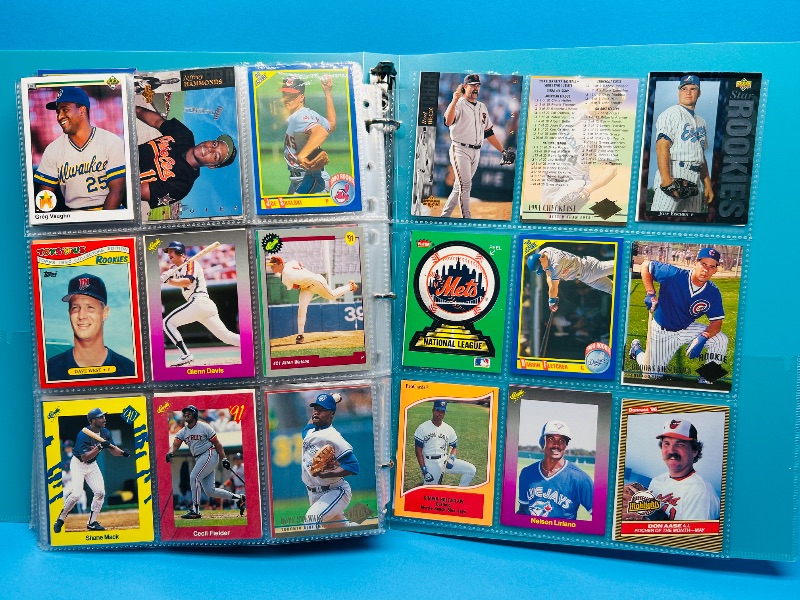 Photo 1 of 195637…final sale no returns/refunds-360 mixed baseball cards in binder