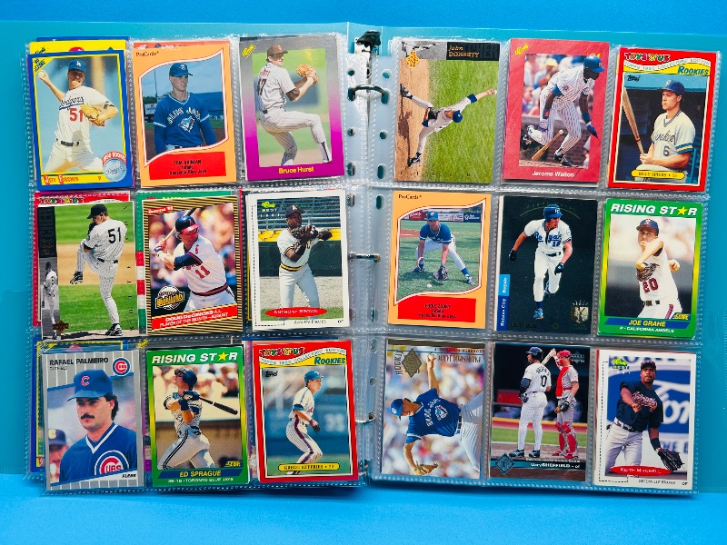 Photo 1 of 195637…final sale no returns/refunds-360 mixed baseball cards in binder