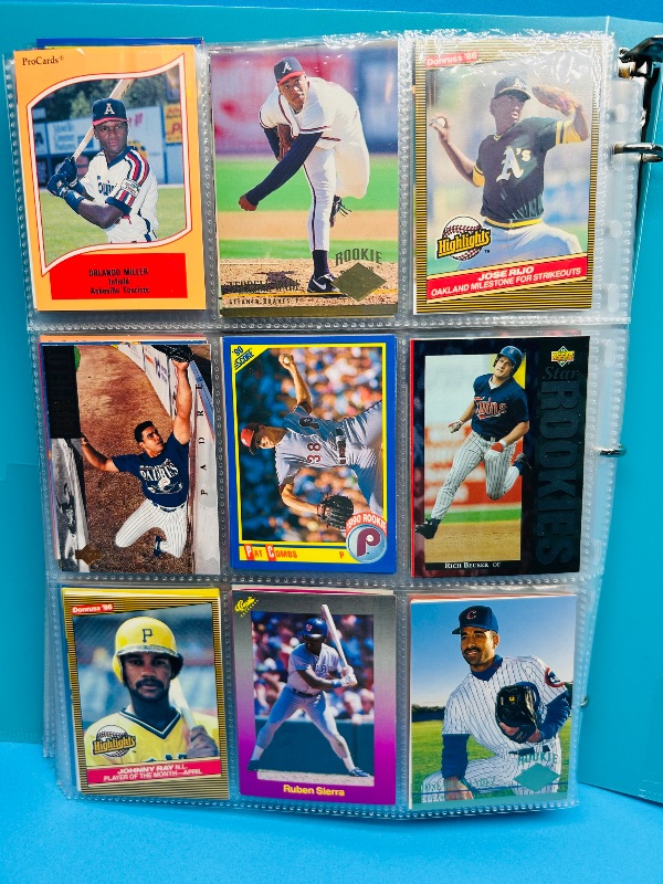 Photo 1 of 195637…final sale no returns/refunds-360 mixed baseball cards in binder
