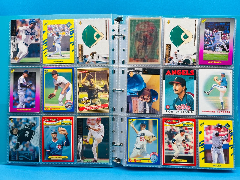 Photo 1 of 195637…final sale no returns/refunds-360 mixed baseball cards in binder