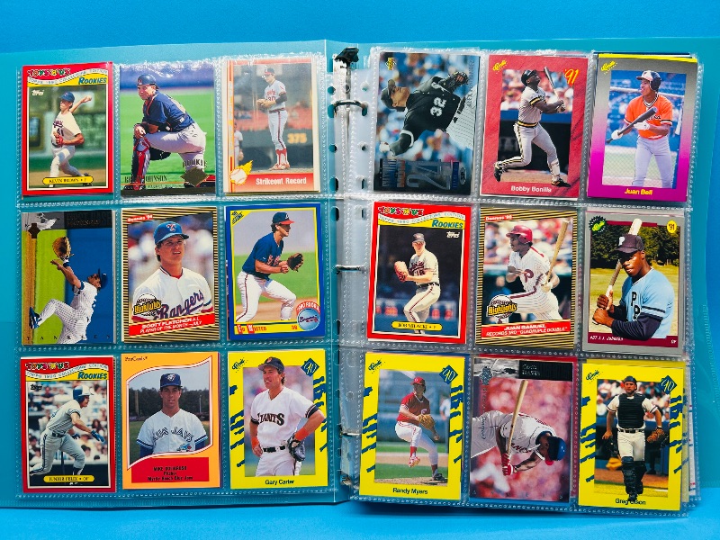 Photo 1 of 195637…final sale no returns/refunds-360 mixed baseball cards in binder