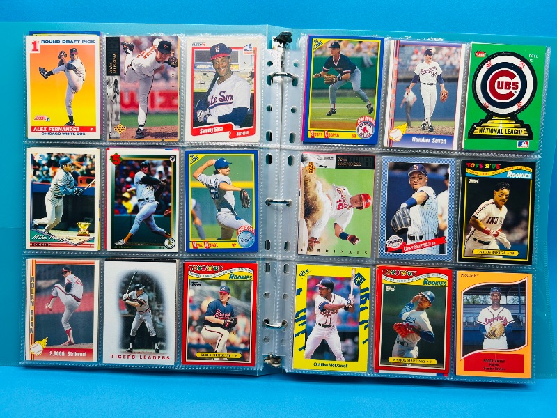 Photo 1 of 195637…final sale no returns/refunds-360 mixed baseball cards in binder
