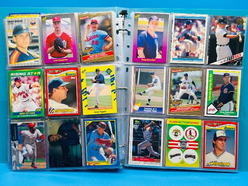 Photo 1 of 195637…final sale no returns/refunds-360 mixed baseball cards in binder
