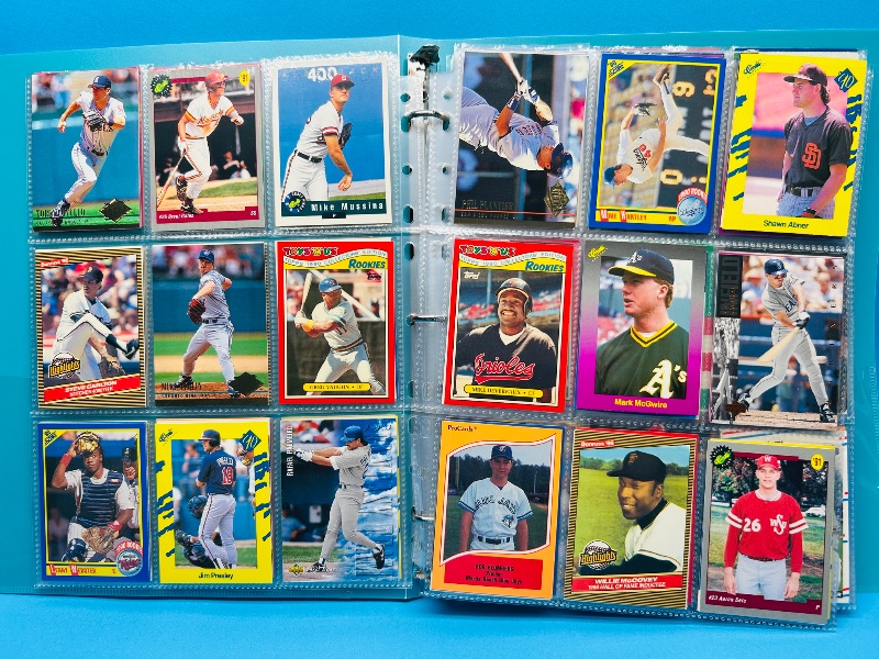 Photo 1 of 195637…final sale no returns/refunds-360 mixed baseball cards in binder
