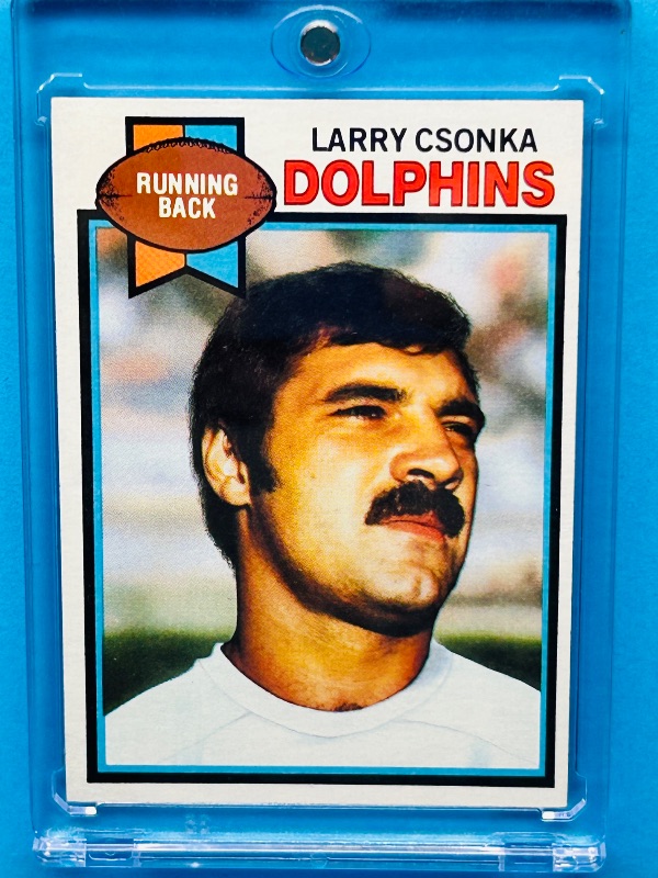 Photo 1 of 195640…vintage Larry Csonka card 22  in hard plastic case