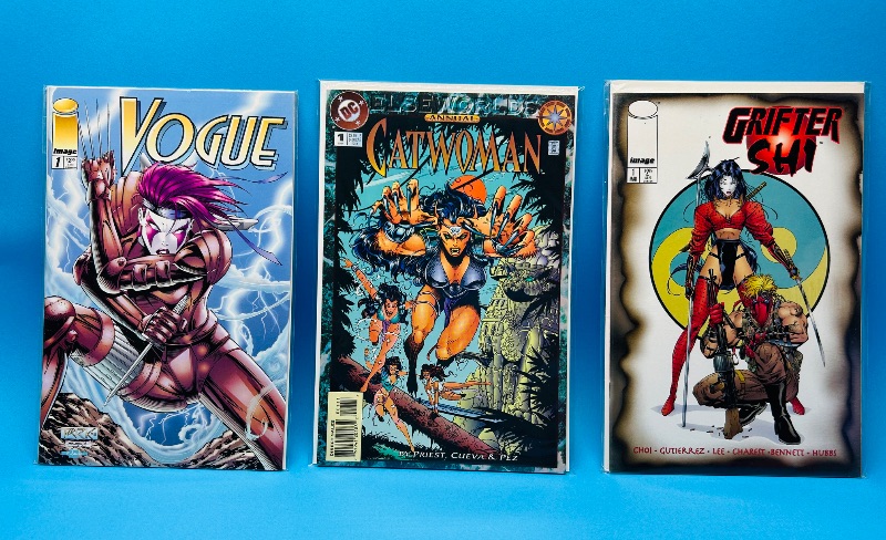 Photo 1 of 195654…3 comics all #1’s in plastic sleeves 