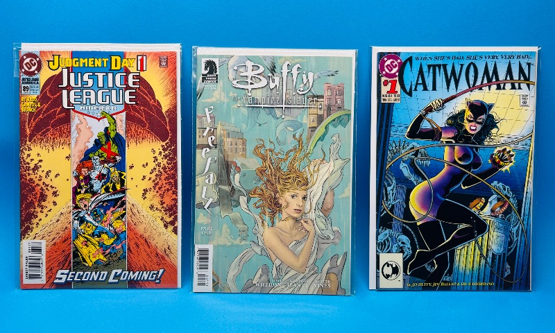 Photo 1 of 195655…3 comics all #1’s in plastic sleeves 