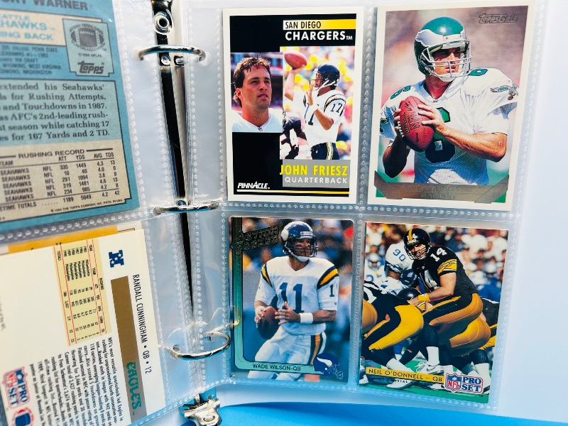 Photo 1 of 195658…final sale no returns/refunds-68 NFL quarterback cards in binder
