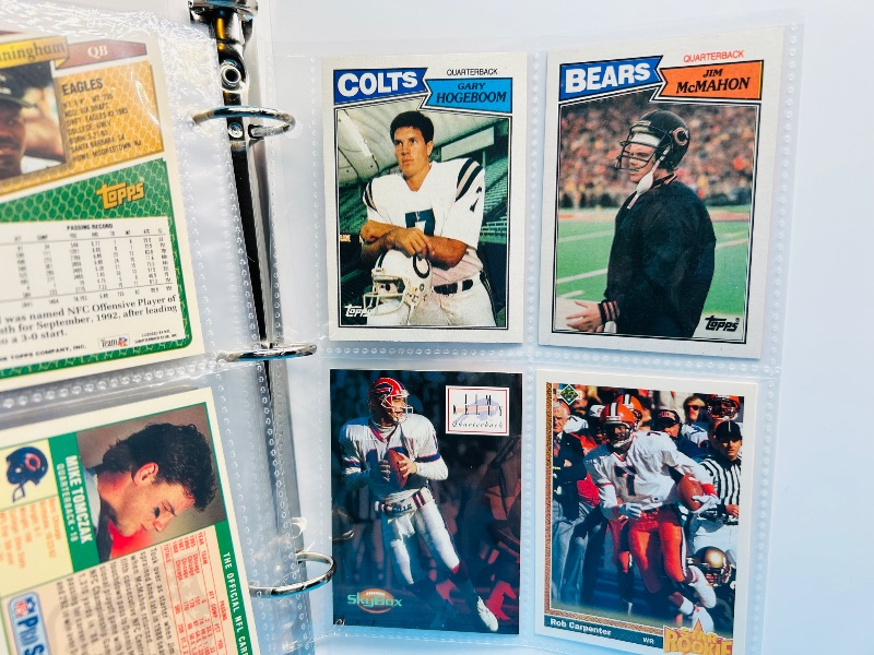 Photo 1 of 195658…final sale no returns/refunds-68 NFL quarterback cards in binder