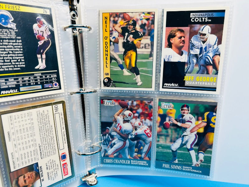 Photo 1 of 195658…final sale no returns/refunds-68 NFL quarterback cards in binder