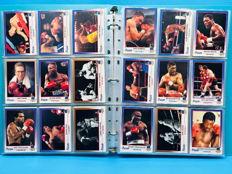 Photo 1 of 195659.. final sale no returns/refunds-360 mixed boxing cards in binder