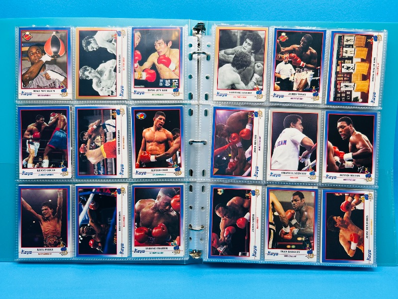 Photo 1 of 195659.. final sale no returns/refunds-360 mixed boxing cards in binder