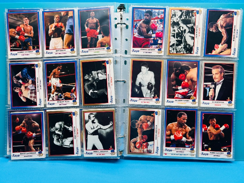 Photo 1 of 195659.. final sale no returns/refunds-360 mixed boxing cards in binder