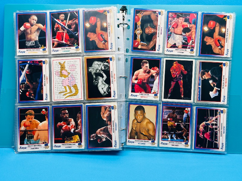 Photo 1 of 195659.. final sale no returns/refunds-360 mixed boxing cards in binder