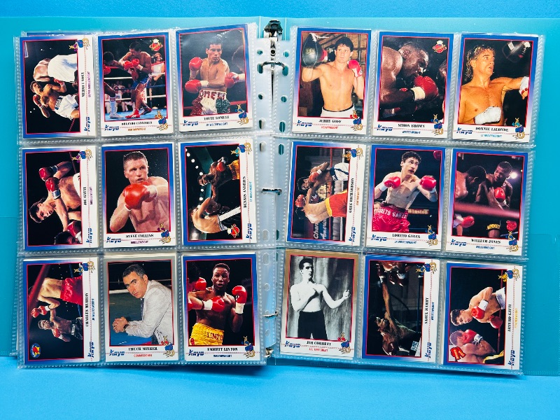 Photo 1 of 195659.. final sale no returns/refunds-360 mixed boxing cards in binder