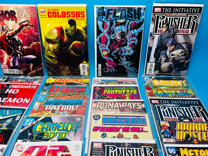 Photo 1 of 195660… final sale no returns/refunds-30 mixed comics in plastic sleeves 