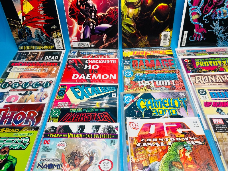Photo 1 of 195660… final sale no returns/refunds-30 mixed comics in plastic sleeves 