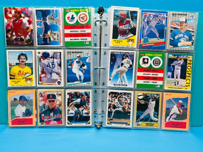 Photo 1 of 195663…final sale no return/ refund-270 mixed baseball cards in binder 