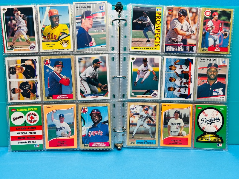 Photo 1 of 195663…final sale no return/ refund-270 mixed baseball cards in binder 