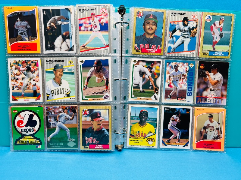 Photo 1 of 195663…final sale no return/ refund-270 mixed baseball cards in binder 