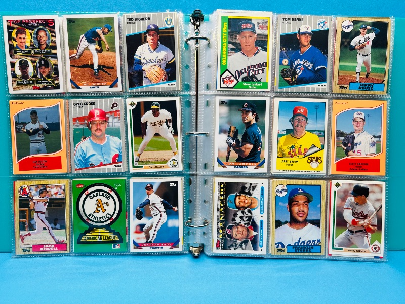 Photo 1 of 195663…final sale no return/ refund-270 mixed baseball cards in binder 