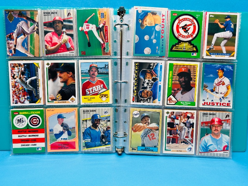 Photo 1 of 195663…final sale no return/ refund-270 mixed baseball cards in binder 