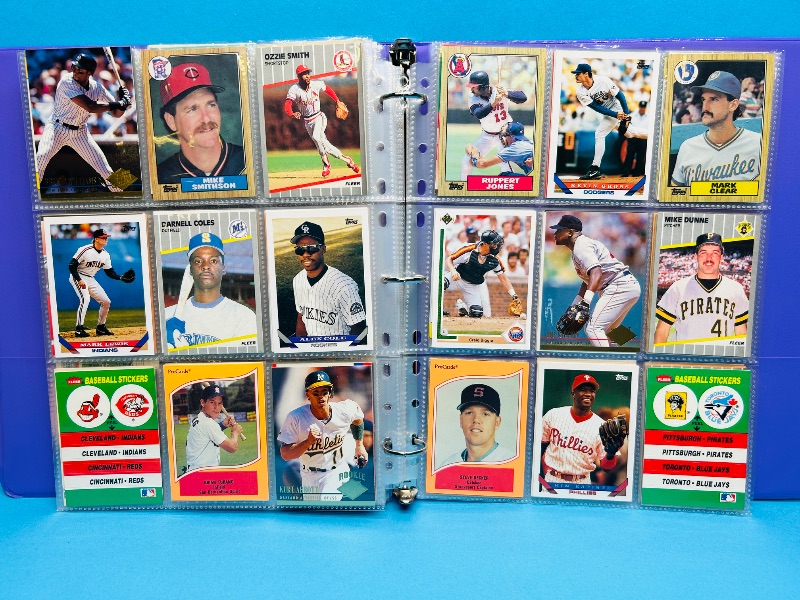 Photo 1 of 195664… final sale no return/ refund-270 mixed baseball cards in binder 
