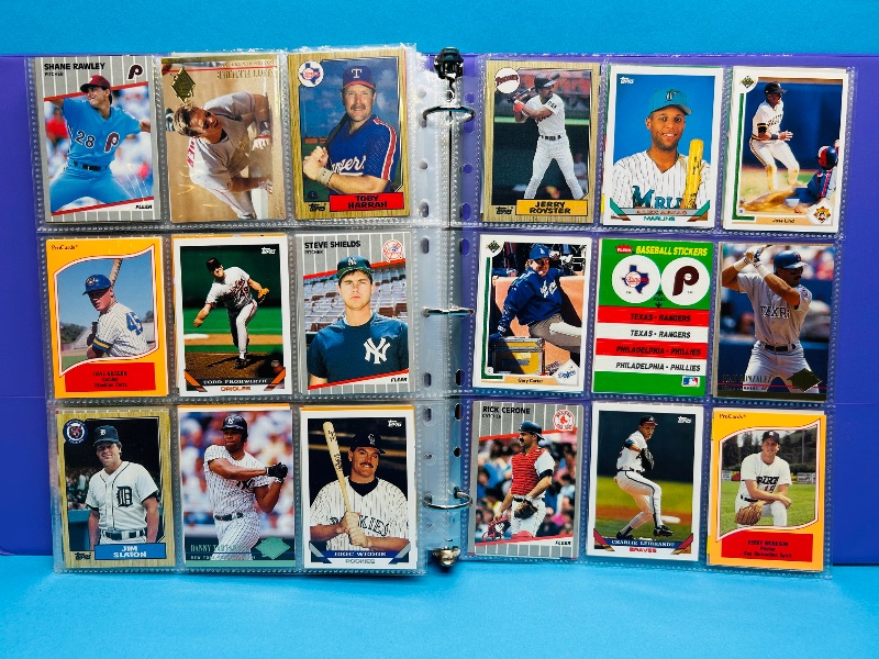 Photo 1 of 195664… final sale no return/ refund-270 mixed baseball cards in binder 