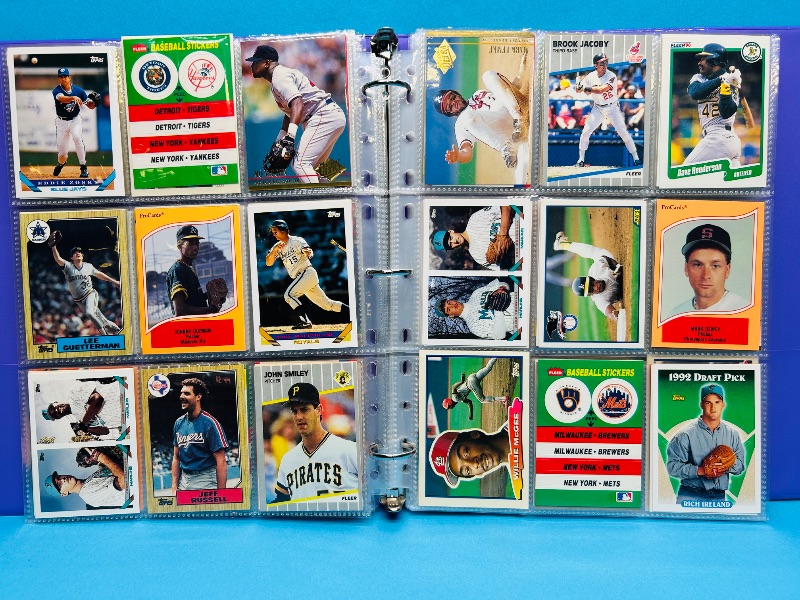 Photo 1 of 195664… final sale no return/ refund-270 mixed baseball cards in binder 