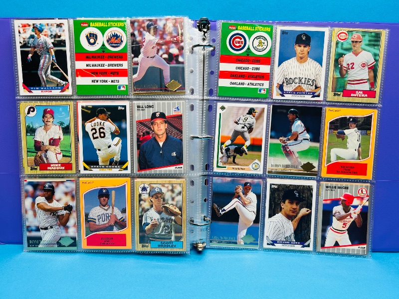 Photo 1 of 195664… final sale no return/ refund-270 mixed baseball cards in binder 