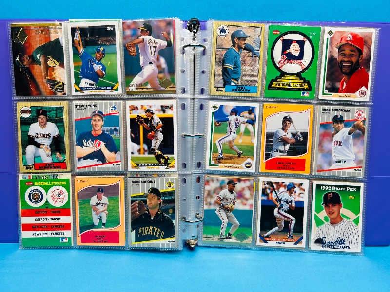 Photo 1 of 195664… final sale no return/ refund-270 mixed baseball cards in binder 